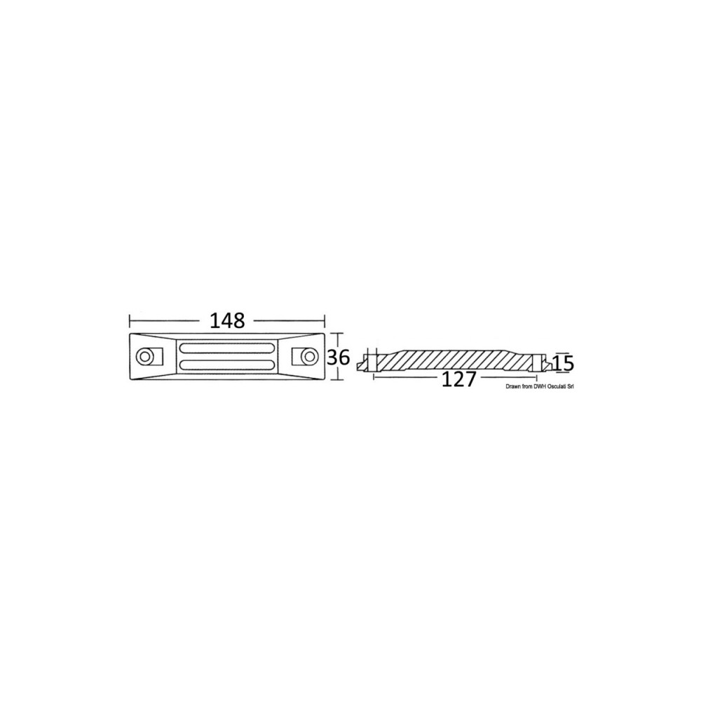 Plaquette zinc pour 35/50 HP – Image 2