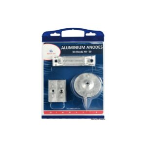 Kit anode zinc pour Honda hors-bords 40/50 HP
