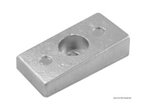 Plaquette aluminium 75/225 HP 36 x 71 mm