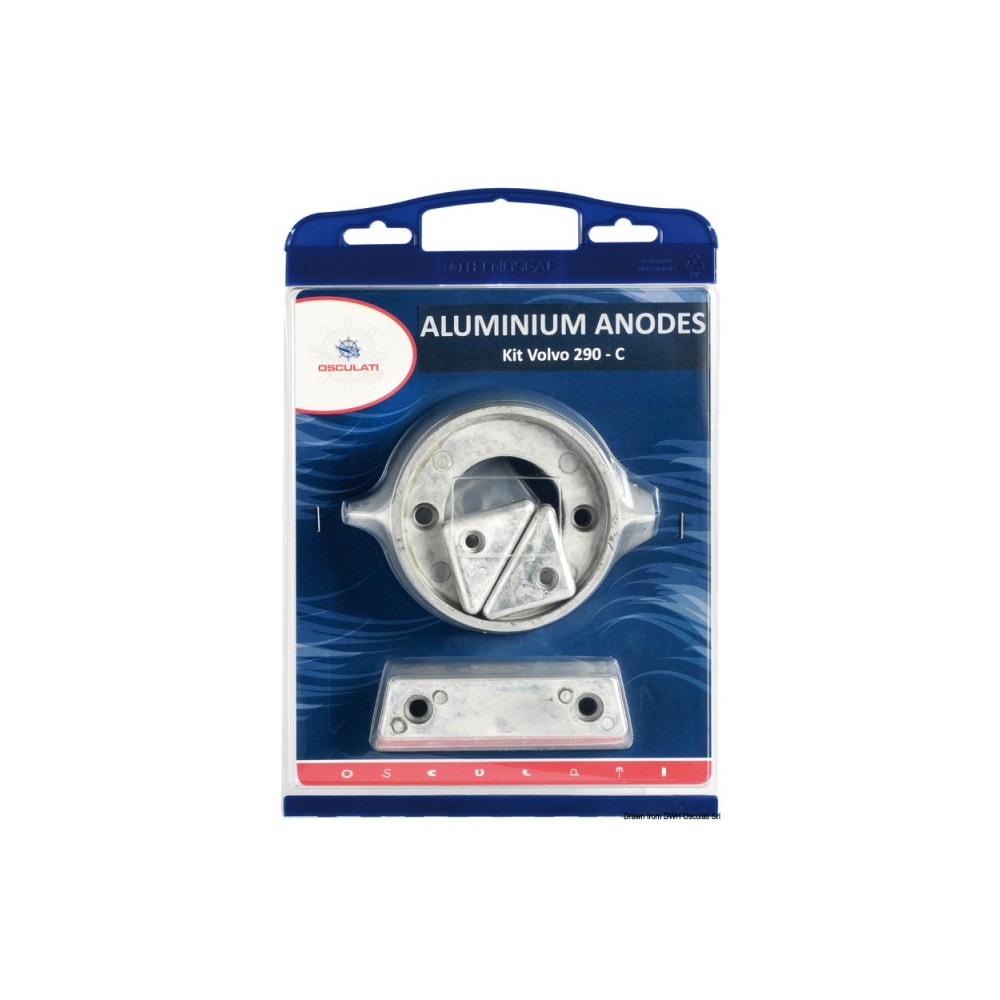 Kit anode pour moteurs Volvo 290 Aluminium