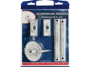 Kit anode pour Mercury 75>115 EFI Aluminium
