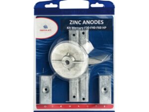 Kit anode pour Mercury F30/F40/F60 zinc