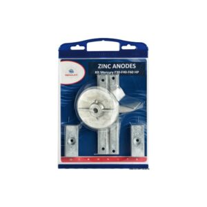 Kit anode pour Mercury F30/F40/F60 zinc