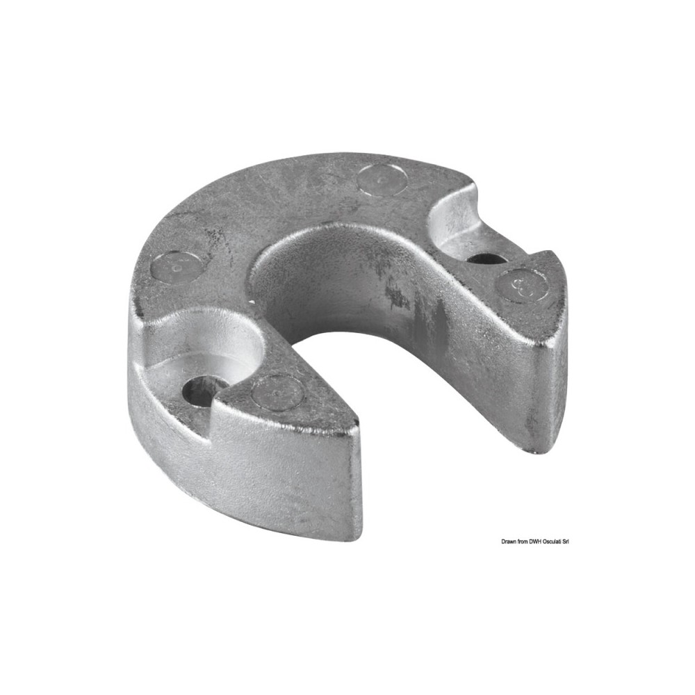Anode pied aluminium pour Mercruiser/Alpha