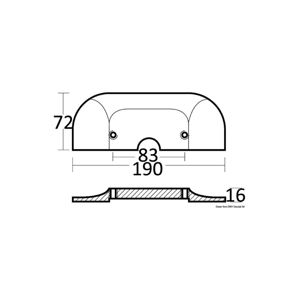 Plaque anode zinc intra-hors-bord Alpha One – Image 3