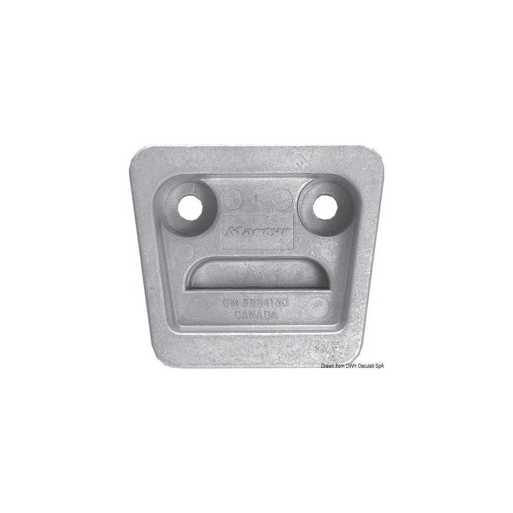 Anode pied aluminium OMC Cobra DuoProp – Image 2