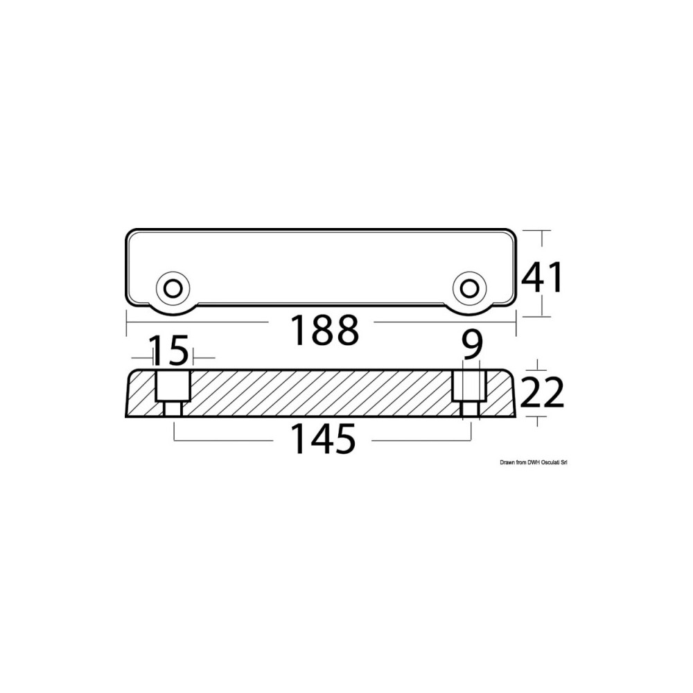 Anode barre aluminium Volvo Penta – Image 3
