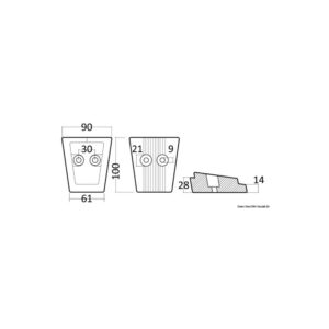Anode pied magnésium Volvo SX/DPS