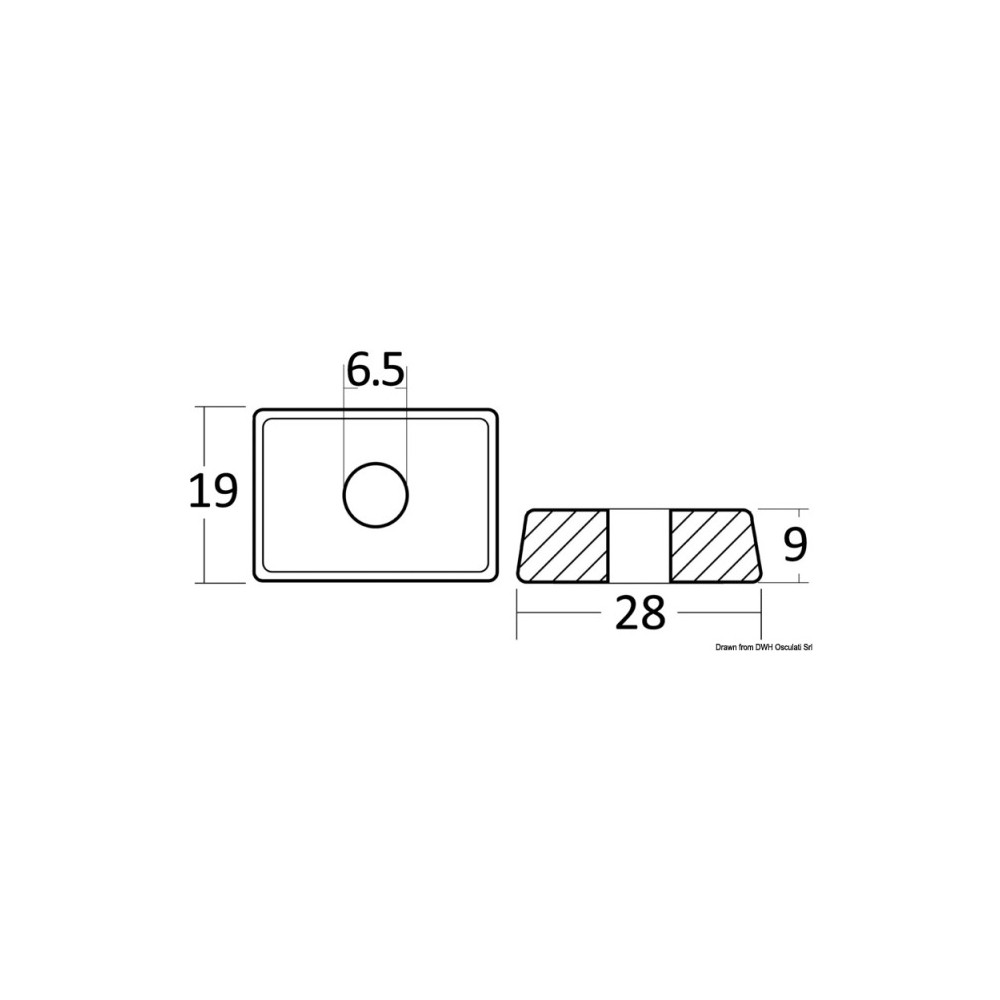Anode zinc Tohatsu 4/6 HP - 2/4 temps – Image 2