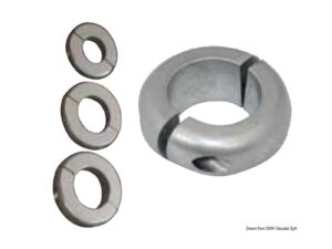 Aluminium collier d'arbre axe 31,8 mm (1"1/4) Aluminium