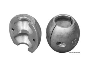Collier d'arbre aluminium 57,15 mm (2"1/4) Aluminium