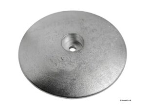 Anode à rose aluminium à boulonner Ø 110 mm 270 g pour bateau