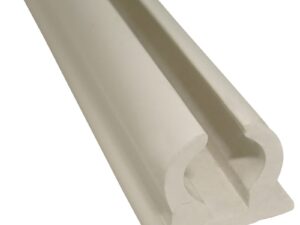 Liston PVC semi-rigide blanc p.tauds et capotes 4m