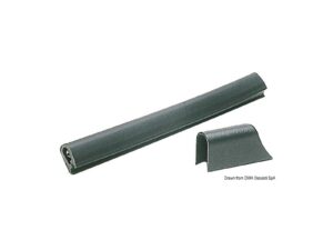 Terminal en PVC noir 18x26 mm