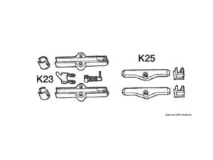Kit K25 pour adapter câbles C2/C7/C8