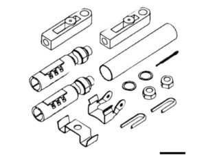 Kit K57 pour câbles C2/C8/C0 sur Johnson/Evinrude