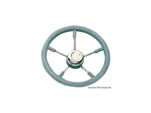Volant polyuréthane souple gris 320 mm