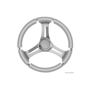 Volant B polyuréthane souple gris/inox 350 mm