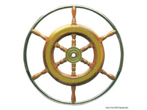 Barre à roue cerclage externe inox 42 cm