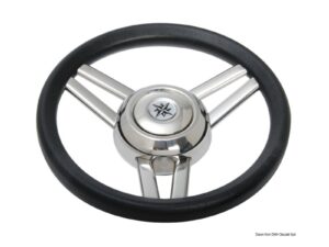Volant Magnifico 3 branches Ø 350 mm Carbone Blanc