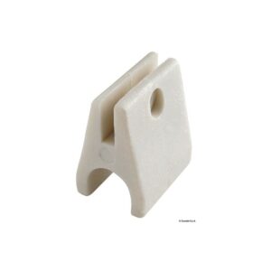 Embout nylon blanc p. tubes 22 mm