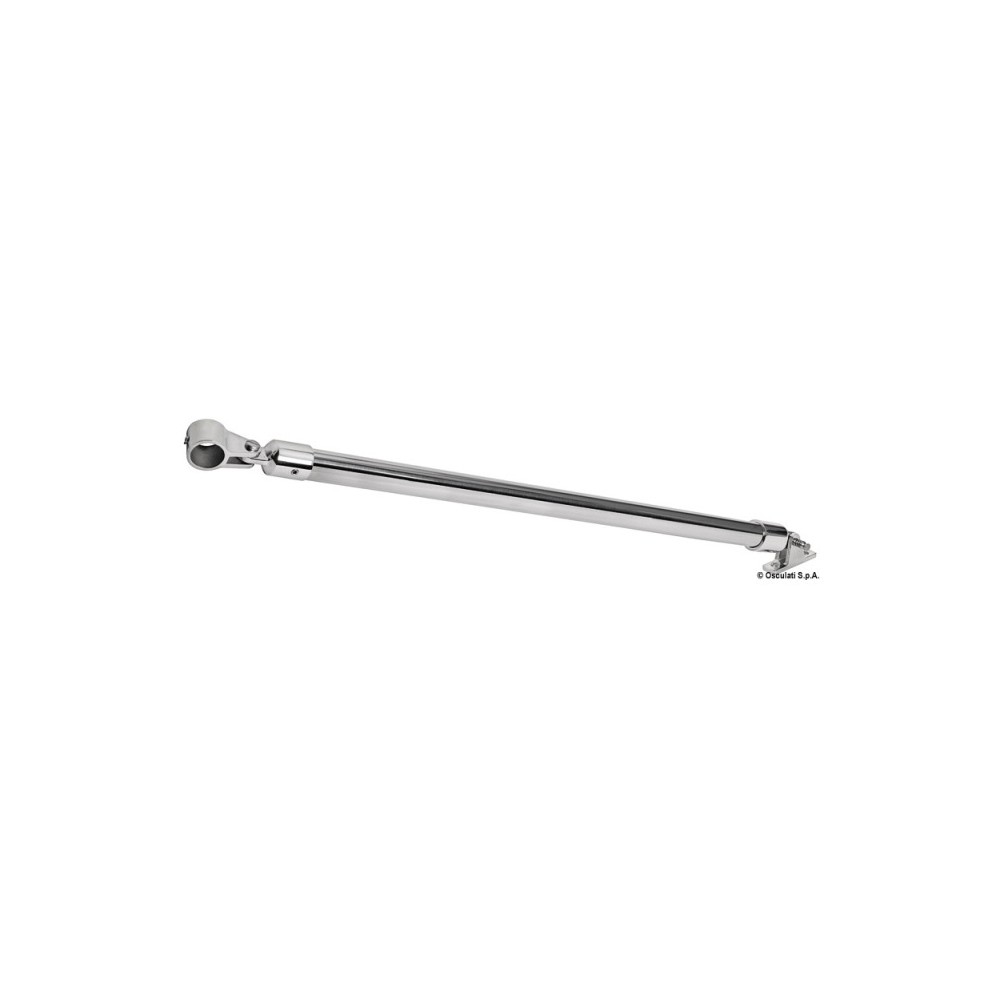 Kit bras support AISI316 tubes Ø 22 mm Inox AISI 316