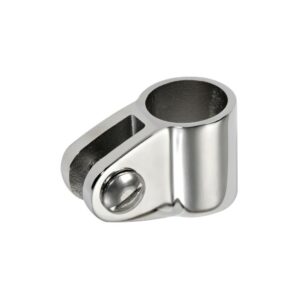 Support à fourche inclinée AISI316 p. tubes Ø 22mm