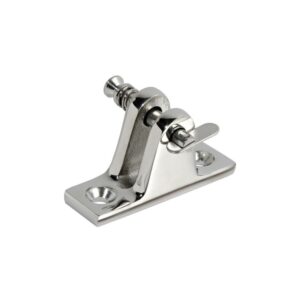 Support fourche pivot débrochable AISI316Ø 20-25mm