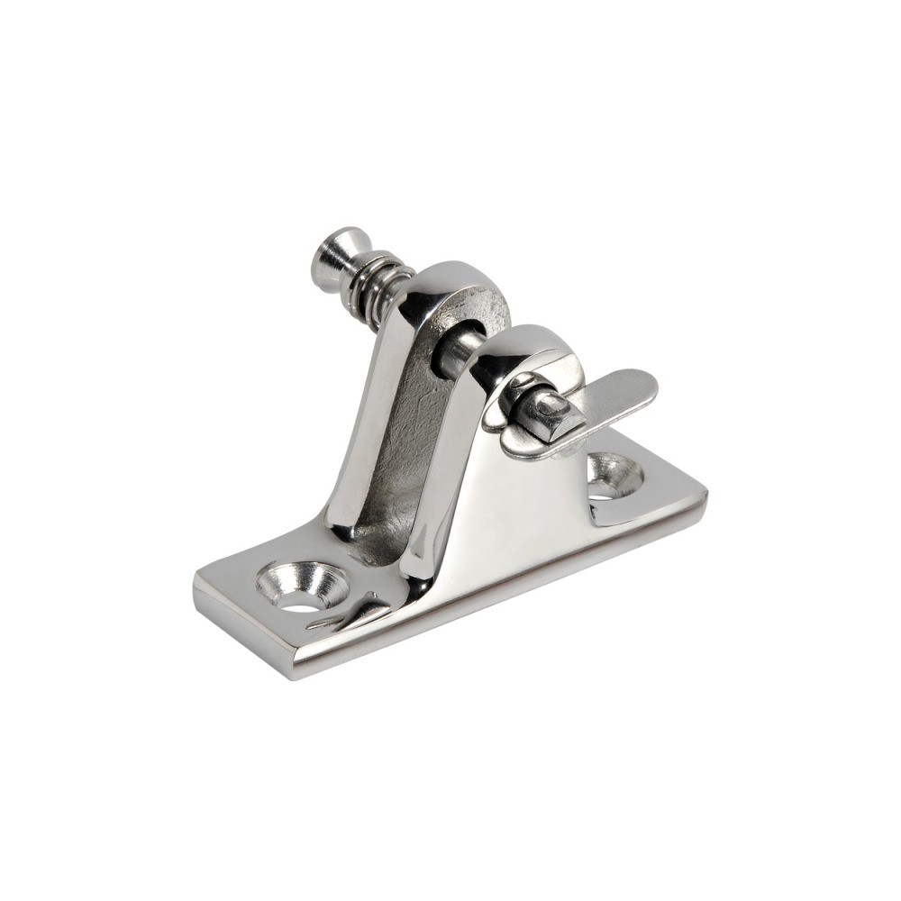 Support fourche pivot débrochable AISI316Ø 20-25mm