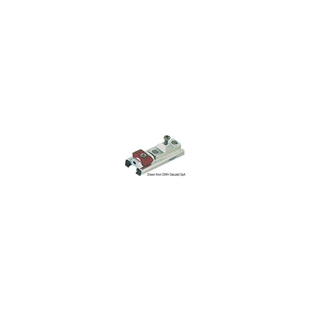 Support à paroi p. rail 25x4 mm