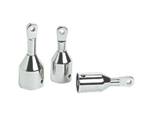 Capuchon terminal AISI316 p.montage sur tube Inox AISI 316 22 mm