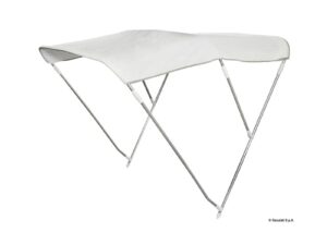Taud pliable 3 arceaux Ø 22 mm 150/160 cm blanc