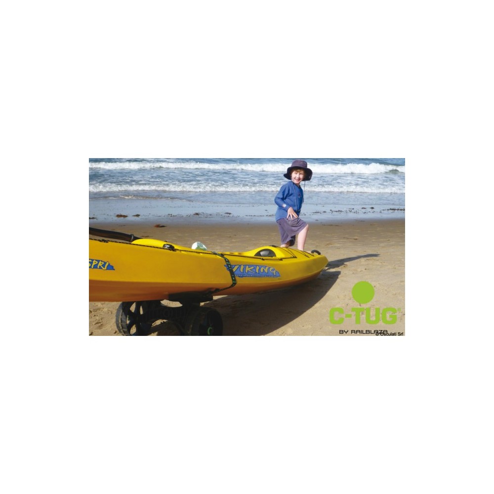 C-Tug Kayak Cart Green – Image 3