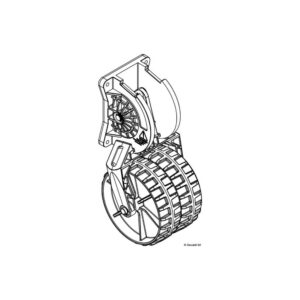 Roues halage pour annexes 164x334 mm
