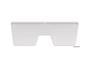 Plaque protection plastique poupe blanc 430x350 mm Aluminium