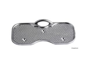 Plaque protection poupe aluminium 200x94 mm Aluminium