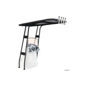 T-Top professionnel 2000x1600 noir avec bâche noire