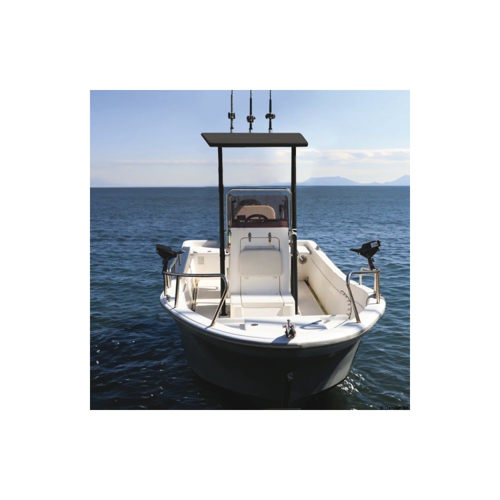 T-Top professionnel 2000x1600 noir avec bâche noire – Image 2