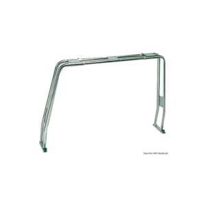 Roll bar inox rabattable p.bateaux 125-220 cm