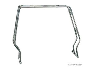Roll bar inox rabattable p.zodiacs 125-180 cm