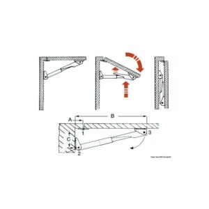 Supports de table pliants