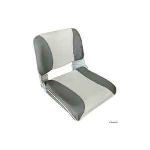 Siège avec dossier rabattable et coussin amovible, gris clair/foncé