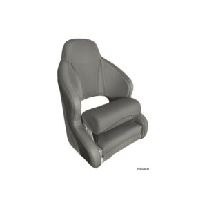 Siège pilote H52 gris moyen