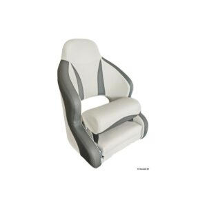 Siège pilote H52 gris clair avec détails foncés