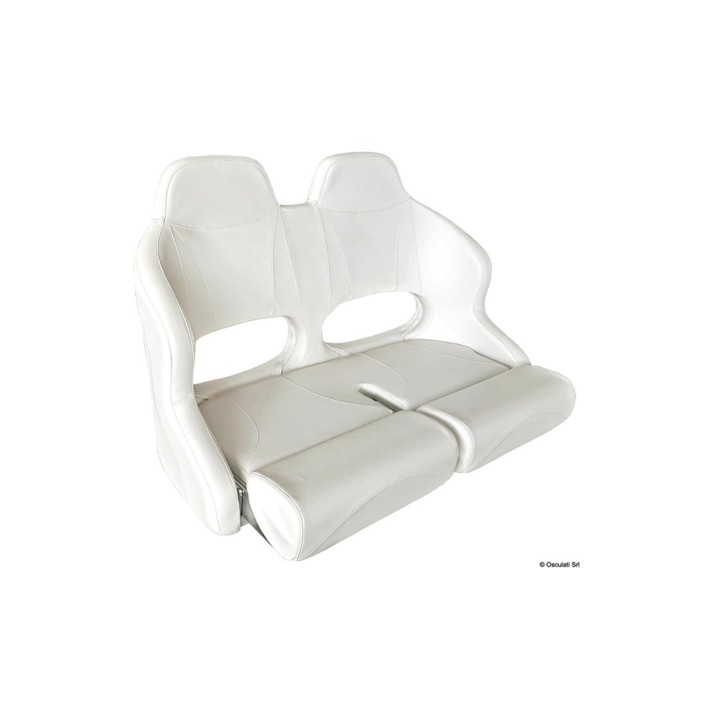 Siège double anatomique flip-up H99 RAL 9010