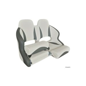 Siège double anatomique flip-up H99 gris clair/foncé