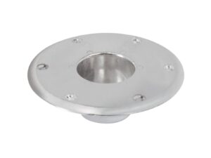 Base de rechange aluminium pour pied de table Aluminium 165 mm