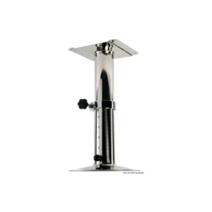 Pied tournant télescopique inox 540/720 mm