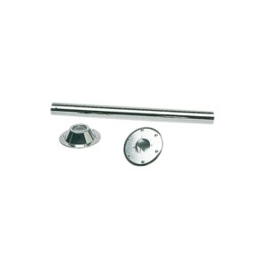 Pied de table en inox poli miroir 700 mm
