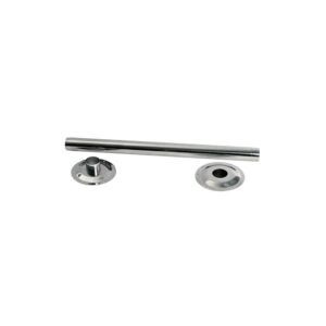 Pied de table inox poli 670 mm